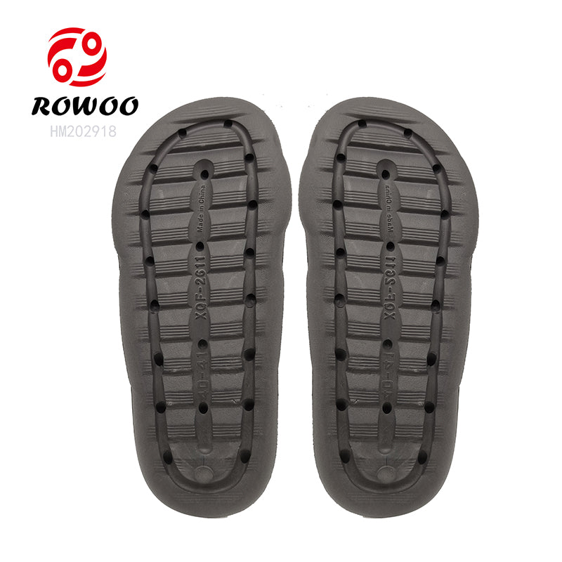 Wholesale Non-Slip Clouds Custom Flip Flops EVA Injection Men Comfy Bathroom Slippers Cushion Thick Sole