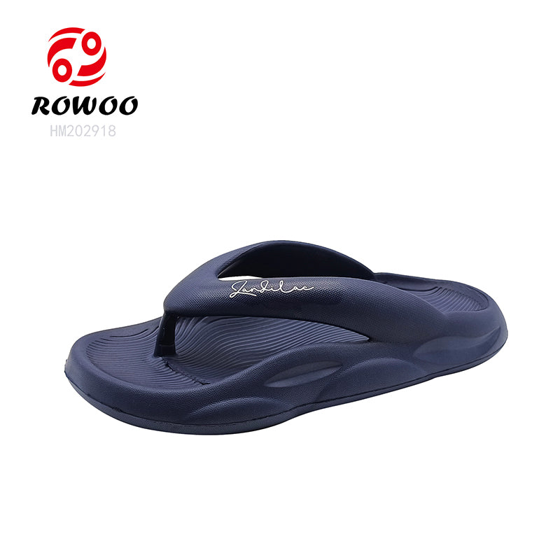 Wholesale Non-Slip Clouds Custom Flip Flops EVA Injection Men Comfy Bathroom Slippers Cushion Thick Sole