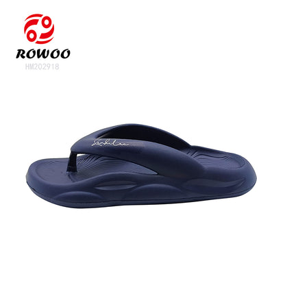 Wholesale Non-Slip Clouds Custom Flip Flops EVA Injection Men Comfy Bathroom Slippers Cushion Thick Sole