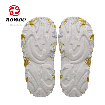 Factory Direct Men Clogs Shoes Sandals Cheap Wholesale Eva Garden Print