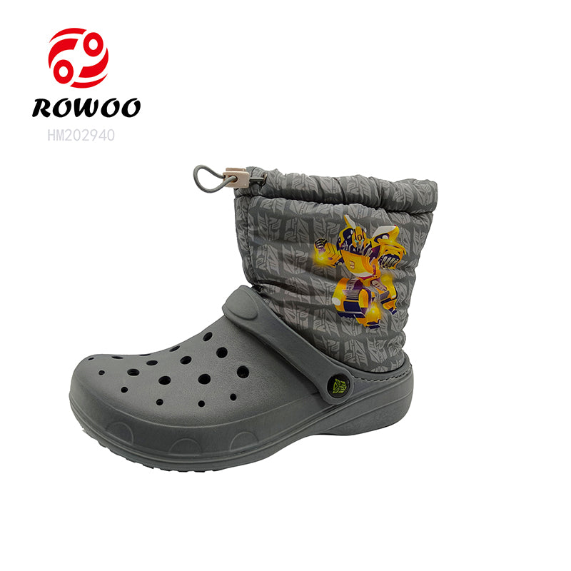 Wholesale Unisex Child Frosty Winter Snow Boots Clog Sandals