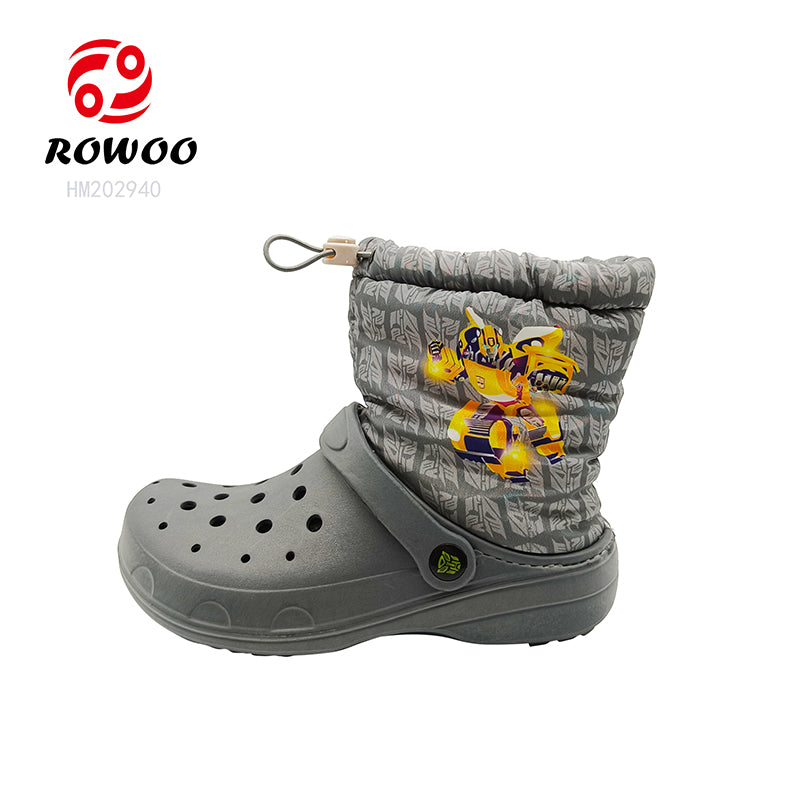 Wholesale Unisex Child Frosty Winter Snow Boots Clog Sandals