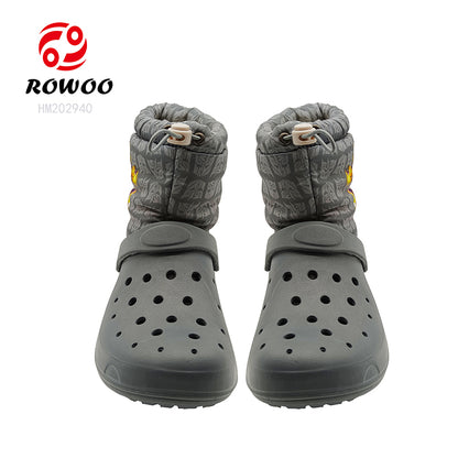 Wholesale Unisex Child Frosty Winter Snow Boots Clog Sandals