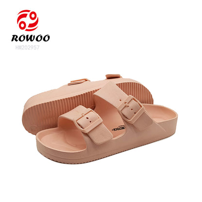 EVA Lightweight Slide Sandals Factory Price Slipper Sandals Anti-slip Women Footwear Shoes