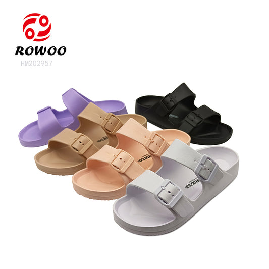 EVA Lightweight Slide Sandals Factory Price Slipper Sandals Anti-slip Women Footwear Shoes