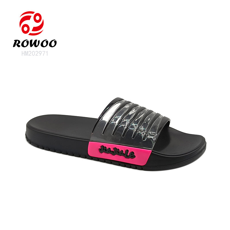 PVC Slides Women Sandals EVA Bathroom Shower Custom Slipper