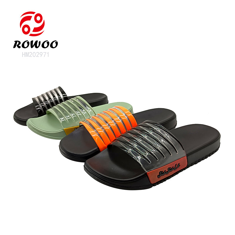 PVC Slides Women Sandals EVA Bathroom Shower Custom Slipper