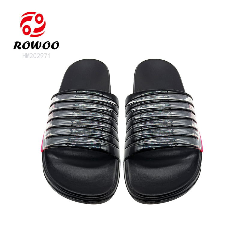 PVC Slides Women Sandals EVA Bathroom Shower Custom Slipper