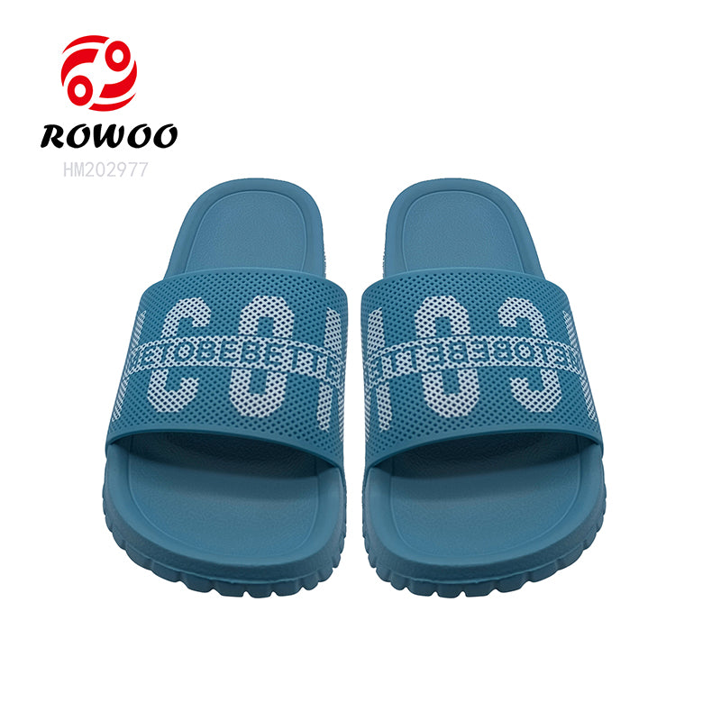 Slides Slippers Printing unisex custom logo EVA