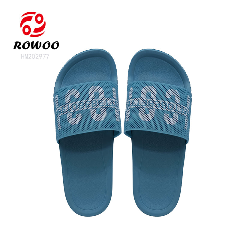 Slides Slippers Printing unisex custom logo EVA