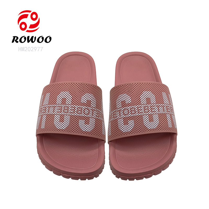 Slides Slippers Printing unisex custom logo EVA