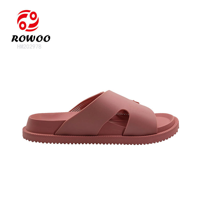 Men Women Double Breasted Sandals Thick Bottom EVA Slide Slippers