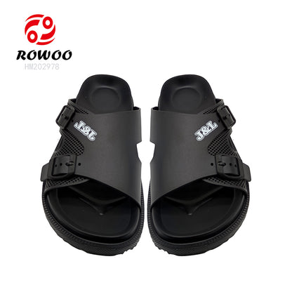 Men Women Double Breasted Sandals Thick Bottom EVA Slide Slippers