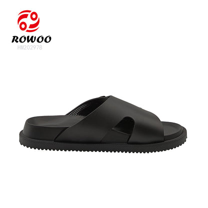 Men Women Double Breasted Sandals Thick Bottom EVA Slide Slippers