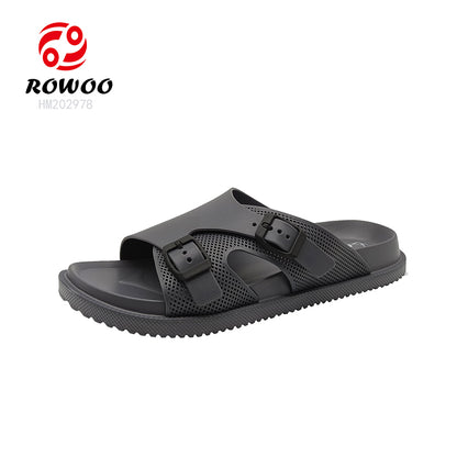 Men Women Double Breasted Sandals Thick Bottom EVA Slide Slippers