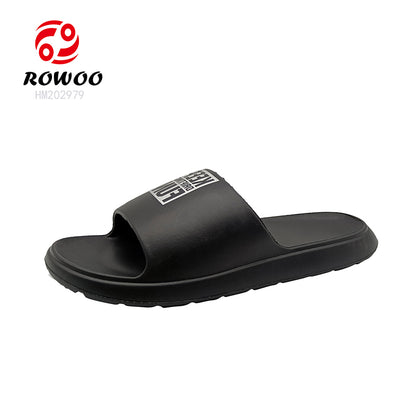 EVA Sole Customized Logo Slide Sandals Bedroom Nonslip Sandals Ladies Indoor Outdoor Footwear