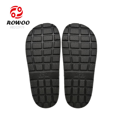 EVA Sole Customized Logo Slide Sandals Bedroom Nonslip Sandals Ladies Indoor Outdoor Footwear