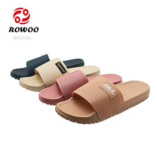 Breathable Soft EVA Sole Slipper Shoes Shower Slides Shoes Custimozed Logo Sandals for Men