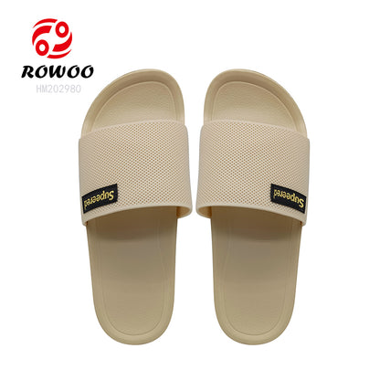 Breathable Soft EVA Sole Slipper Shoes Shower Slides Shoes Custimozed Logo Sandals for Men