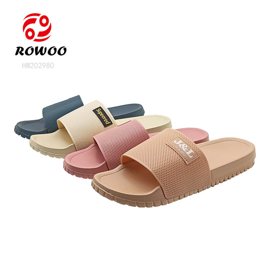 Custom Logo House Slides Home PVC Sandals for Women