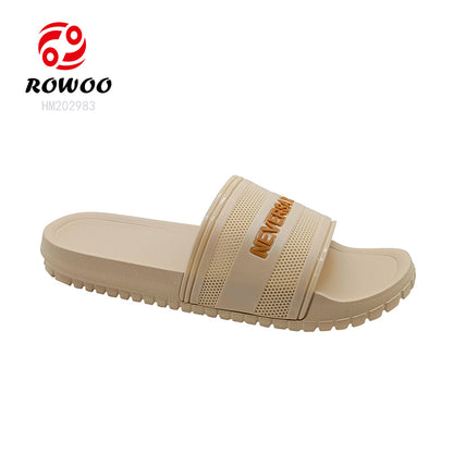 Factory Price Ladies Bathroom Slipper Shoes Customized Logo Sandals Beach Outdoor Slide Shoes