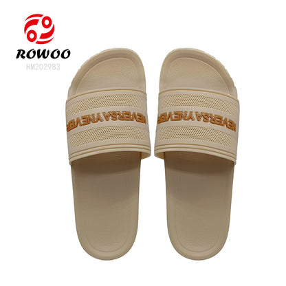 Factory Price Ladies Bathroom Slipper Shoes Customized Logo Sandals Beach Outdoor Slide Shoes