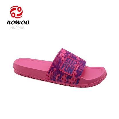 Ladies Casual Open Toe EVA Footwear Fancy Slides Slippers For Women