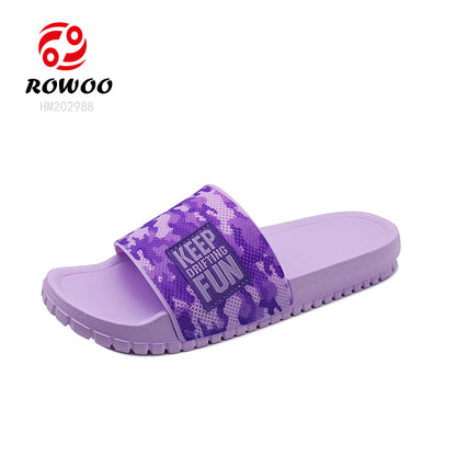 Ladies Casual Open Toe EVA Footwear Fancy Slides Slippers For Women