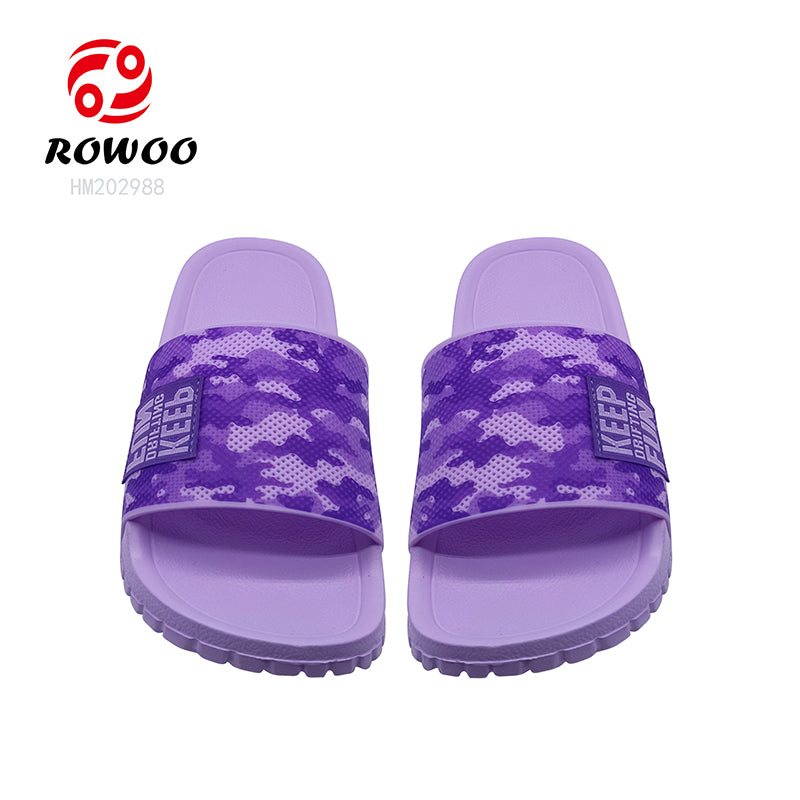 Ladies Casual Open Toe EVA Footwear Fancy Slides Slippers For Women