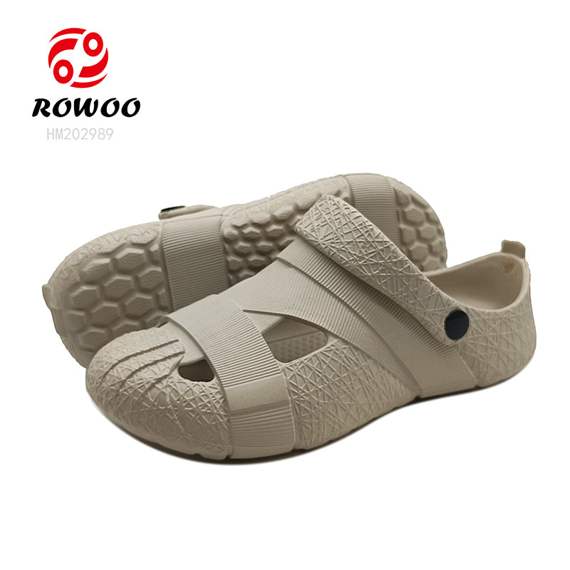 Wholesale Outdoor Beach Sport Slippers Men Custom Logo Sandal Garden Shoes