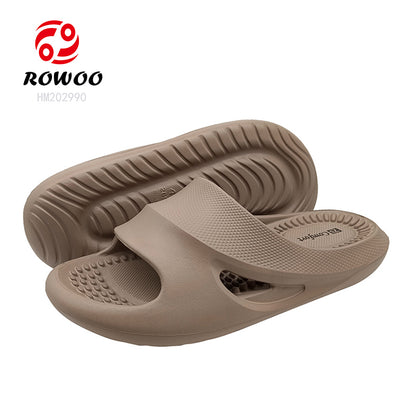 Men's and Women's Open Toe Massage Foam Bathroom Slippers