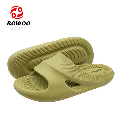 Men's and Women's Open Toe Massage Foam Bathroom Slippers