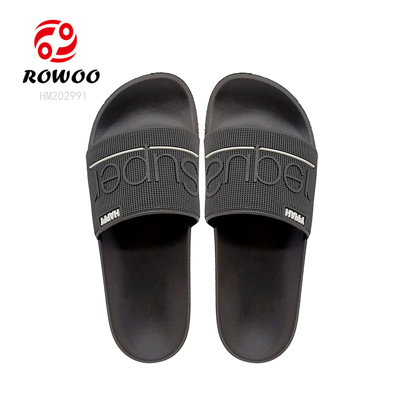 Customized Logo Men Slipper Sandals Fashion Ladies Anti-slip Shoes Summer Bathroom Slide Shoes