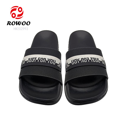 Custom logo EVA Air Cushion Sole Slide Slippers Men Women