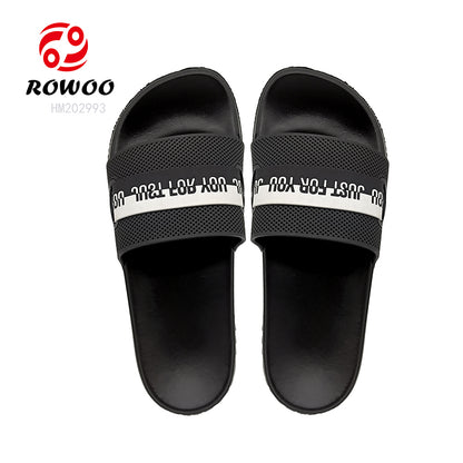 Custom logo EVA Air Cushion Sole Slide Slippers Men Women