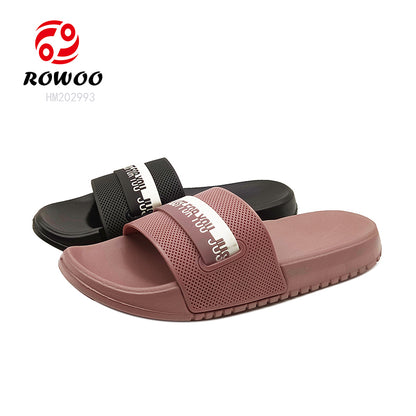 Custom logo EVA Air Cushion Sole Slide Slippers Men Women