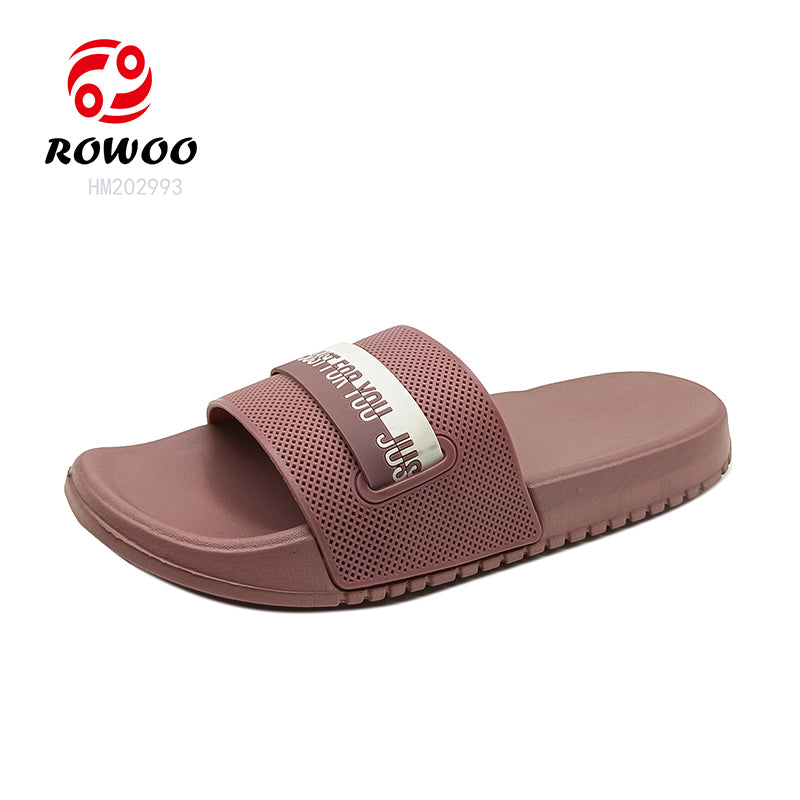 Custom logo EVA Air Cushion Sole Slide Slippers Men Women