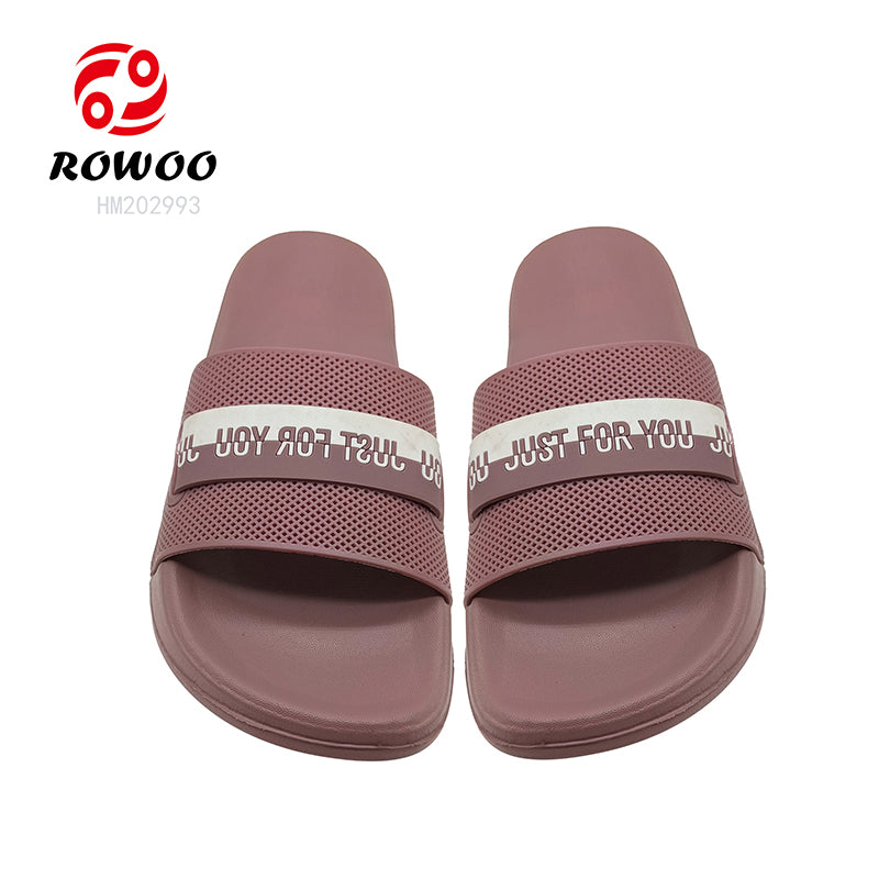 Custom logo EVA Air Cushion Sole Slide Slippers Men Women