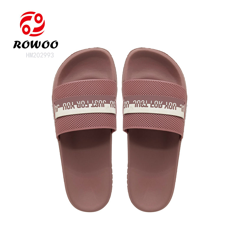 Custom logo EVA Air Cushion Sole Slide Slippers Men Women