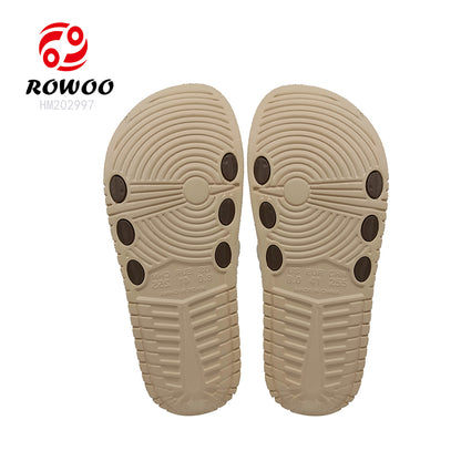 Wholesale men women slides unisex indoor outdoor anti-slip soft EVA outdoor slipper