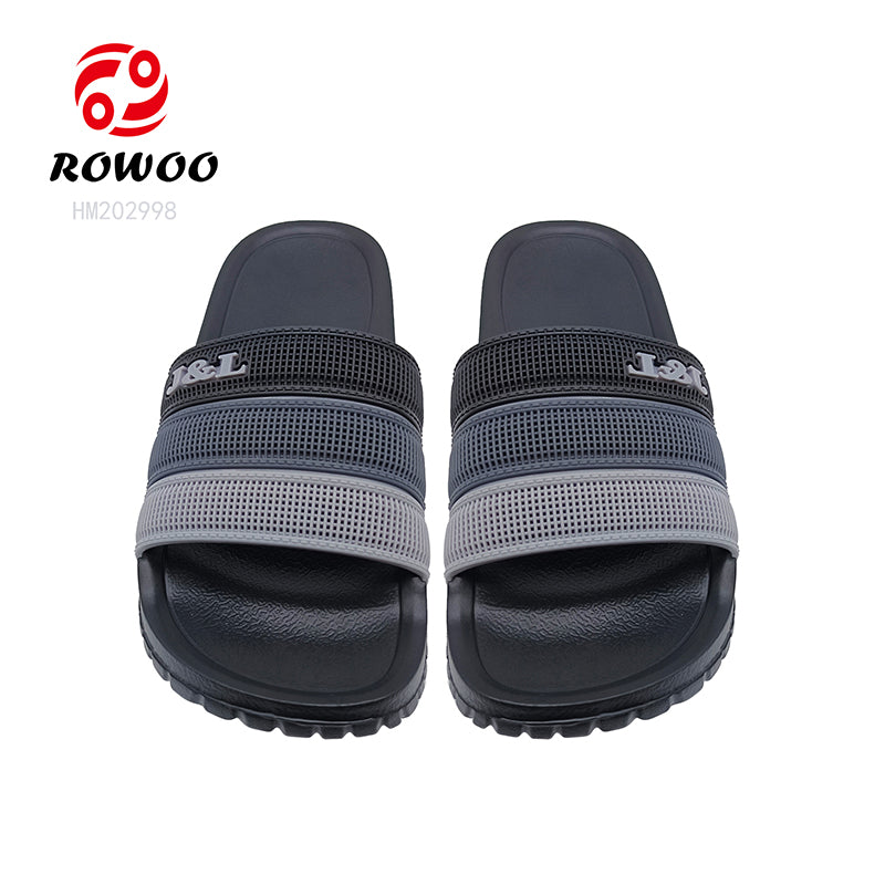 Wholesale custom logo flip flops hotel slippers slides footwear bathroom slide men women