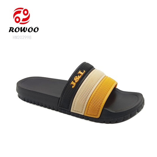 Wholesale custom logo flip flops hotel slippers slides footwear bathroom slide men women