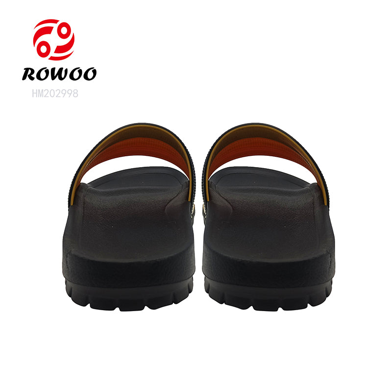 Wholesale custom logo flip flops hotel slippers slides footwear bathroom slide men women