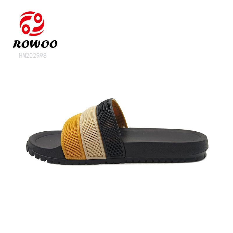 Wholesale custom logo flip flops hotel slippers slides footwear bathroom slide men women