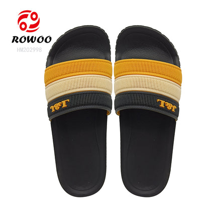 Wholesale custom logo flip flops hotel slippers slides footwear bathroom slide men women