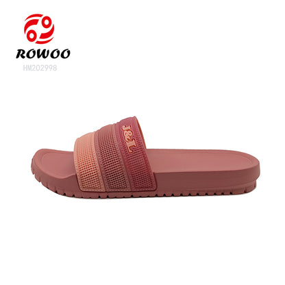 Wholesale custom logo flip flops hotel slippers slides footwear bathroom slide men women