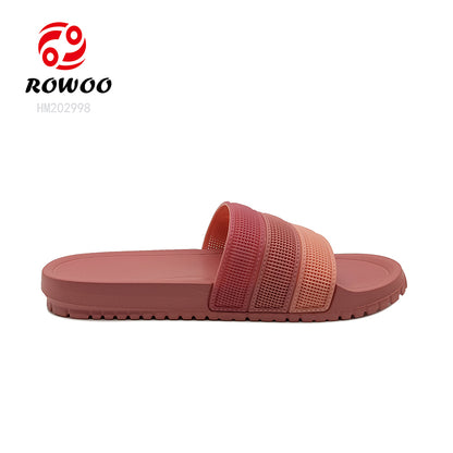 Wholesale custom logo flip flops hotel slippers slides footwear bathroom slide men women