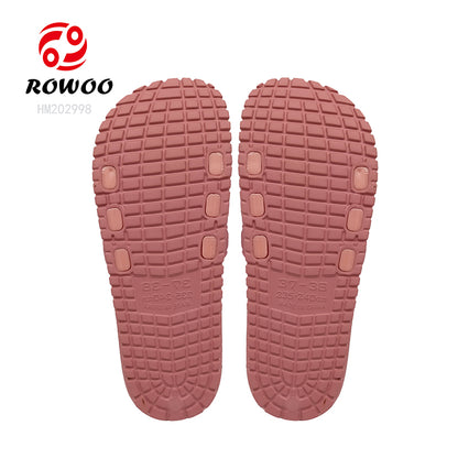 Wholesale custom logo flip flops hotel slippers slides footwear bathroom slide men women