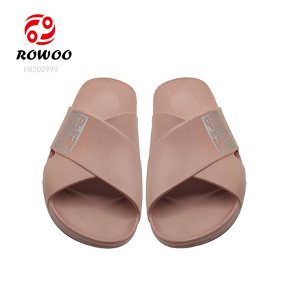 Wholesale EVA Injection Shoes Men Women Bathroom Slide Slippers