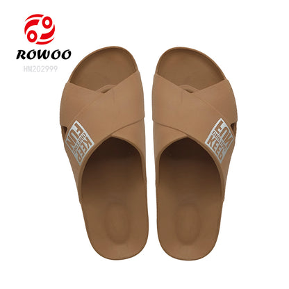 Wholesale EVA Injection Shoes Men Women Bathroom Slide Slippers